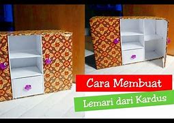 Lemari Dari Kardus Susu